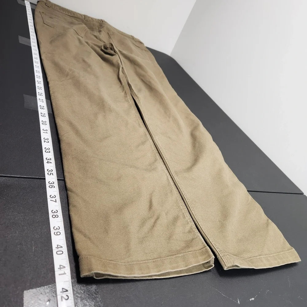 Duck Camp Men Brown Brush Pants Straight Leg Outdoor Field Work Trousers 32 T